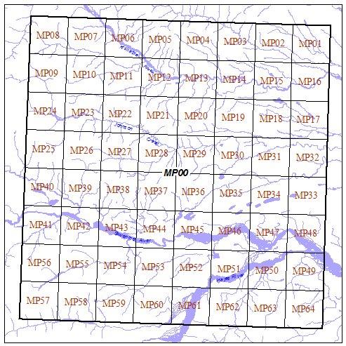 TaxMap index for MP including insets mp00