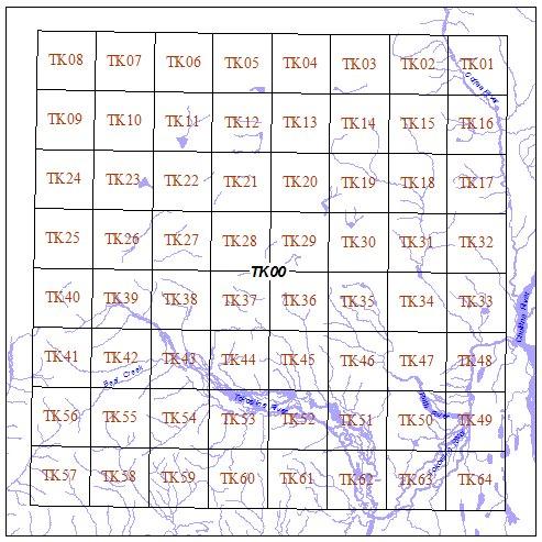 TaxMap index for tk including insets tk00